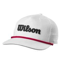Wilson Golf Rope Cap White- Hot