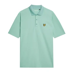 Lyle & Scott Golf Tech Polo Mineral Turq (X523) New
