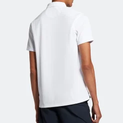 Lyle & Scott Golf Tech Polo Vit Vit (626) Discount