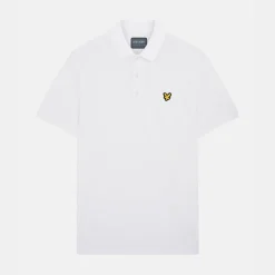 Lyle & Scott Golf Tech Polo Vit Vit (626) Discount