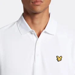 Lyle & Scott Golf Tech Polo Vit Vit (626) Discount