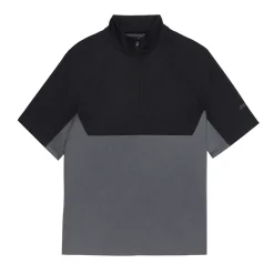 Lyle & Scott Golf Windjammer Shirt Jet Black- Granite Online