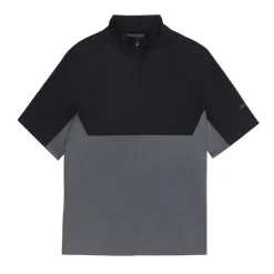 Lyle & Scott Golf Windjammer Shirt Jet Black- Granite Online