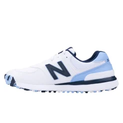 New Balance 574 Greens v2 Vit Blå White/Sky Blue Discount