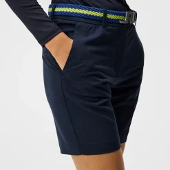 J.Lindeberg Gwen Long Shorts Blå JL Navy Discount