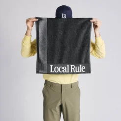 Local Rule Gym Towel Svart Black Outlet