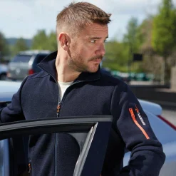 Ivanhoe Hadar Full Zip Windbreaker Blå Navy (022) Discount