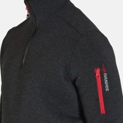 Ivanhoe Hadar Half Zip Windbreaker Grå Grafitgrå (055) Sale
