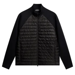 J.Lindeberg Hayden Quilt Hybrid Jacket Svart Black Discount