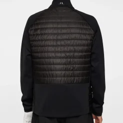 J.Lindeberg Hayden Quilt Hybrid Jacket Svart Black Discount