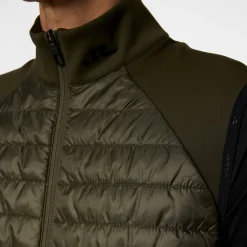 J.Lindeberg Hayden Quilt Hybrid Vest Forest-Green Outlet