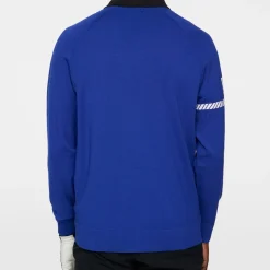 J.Lindeberg Heath Knitted Sweater Clematis-Blue Online