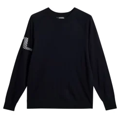 J.Lindeberg Heath Knitted Sweater Blå JL Navy Sale