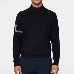 J.Lindeberg Heath Knitted Sweater Blå JL Navy Sale