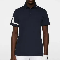 J.Lindeberg Heath Regular Fit Golf Polo Blå JL Navy