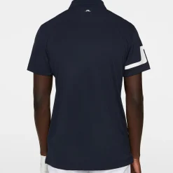 J.Lindeberg Heath Regular Fit Golf Polo Blå JL Navy