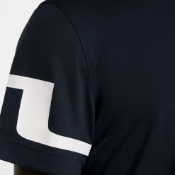 J.Lindeberg Heath Regular Fit Golf Polo Blå JL Navy