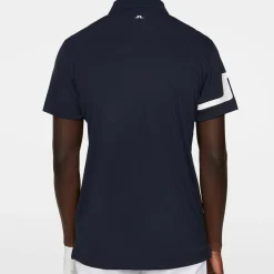 J.Lindeberg Heath Regular Fit Golf Polo Blå JL Navy