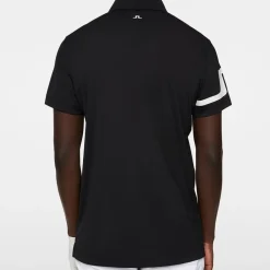 J.Lindeberg Heath Regular Fit Golf Polo Svart Black