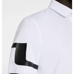 J.Lindeberg Heath Regular Fit Golf Polo Vit White Discount
