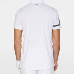 J.Lindeberg Heath Strike Polo Vit White New