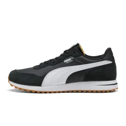 Puma Helsinki G Black- White-Gum Hot