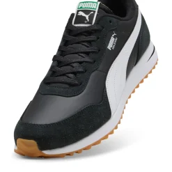 Puma Helsinki G Black- White-Gum Hot