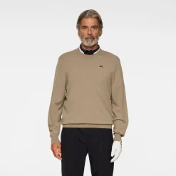 J.Lindeberg Henry Knitted Sweater Brindle Outlet