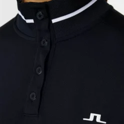 J.Lindeberg Hertta Long Sleeve Polo Blå JL Navy Hot