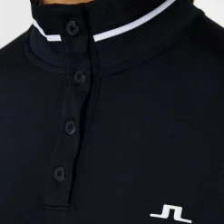 J.Lindeberg Hertta Long Sleeve Polo Blå JL Navy Hot