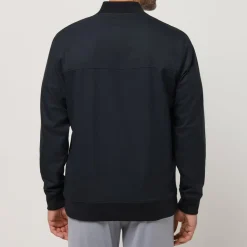 Travis Mathew Highway M 1/4 Zip Svart Black Hot