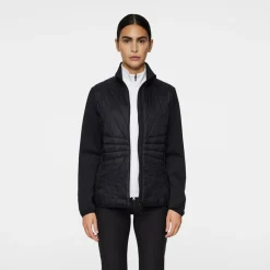 J.Lindeberg Holma Quilt Hybrid Svart Black Sale