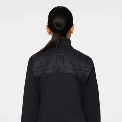 J.Lindeberg Holma Quilt Hybrid Svart Black Sale