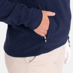 Cutter & Buck Hunts Point Fleece Blå Navy (580) Sale