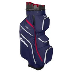 Wilson I-Lock Cart Bag Navy-White-Red Discount