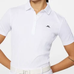 J.Lindeberg Izara Polo Vit White Sale