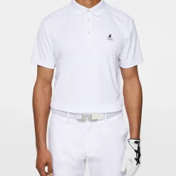 J.Lindeberg Jason Polo JL x Kangol Vit White Discount