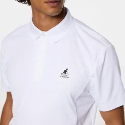 J.Lindeberg Jason Polo JL x Kangol Vit White Discount