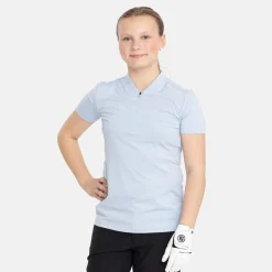 Bogeys & Birdies Jr Tech Blade V-Neck Tee Chambray Blue Discount