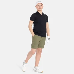 Bogeys & Birdies Jr 4-Way Stretch Short Leaf Clover Green New