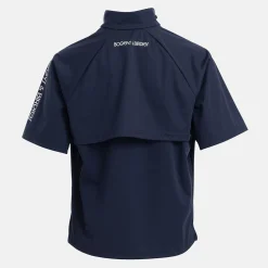 Bogeys & Birdies Jr Windbreaker SS 1/4 Zip Blå Navy