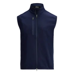 Ralph Lauren Knit Full Zip Vest Tech Terry Refined Navy Discount