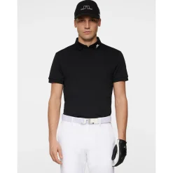 J.Lindeberg Kv Polo Svart Black Discount