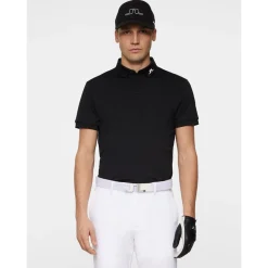 J.Lindeberg Kv Polo Svart Black Discount