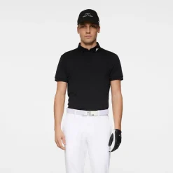 J.Lindeberg Kv Polo Svart Black Discount