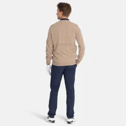 Lyle & Scott Lambswool Blend Argyle V-Neck Beige Grön Beige/Green (X933)