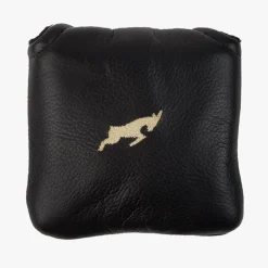 Goatlane Leather Headcover Putter Mallet Svart Black Best
