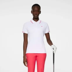 J.Lindeberg Lee Polo Vit White