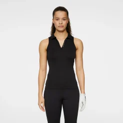 J.Lindeberg Leylo Sleeveless Top Svart Black Hot