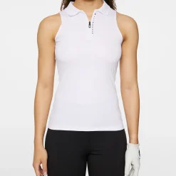 J.Lindeberg Leylo Sleeveless Top Vit White Outlet